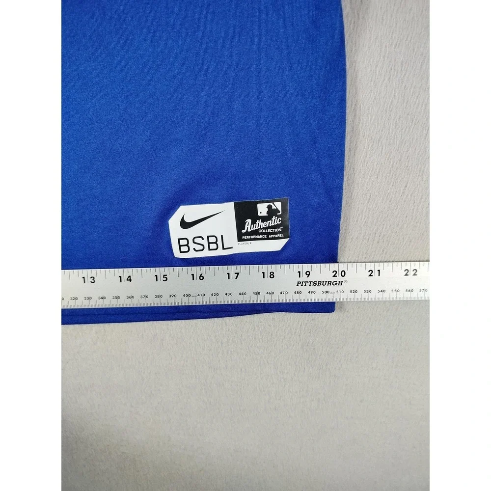 Chicago Cubs Shirt Mens Medium Blue MLB Baseball Nike Dri Fit Authentic Tee